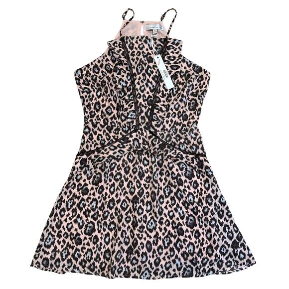 Adelyn Rae Dresses & Skirts - NWT Adelyn Rae Camille Fit and Flare Dress Leopard Cheetah‎ Print Tiered Medium